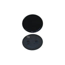 cappello defendi auxiliar negro brilhante para cozinha Bompani