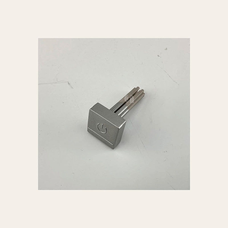 Pulsador on/off inox para máquina de lavar loiça Smeg ST08 código 766412048