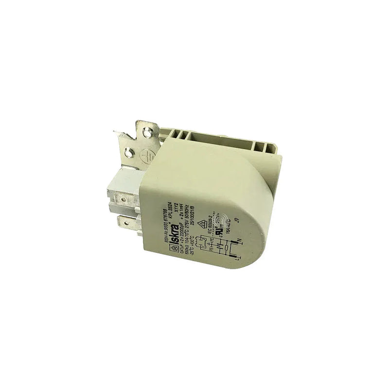 Capacitor original para secadora Bosch com referências 00181928 e 00603267