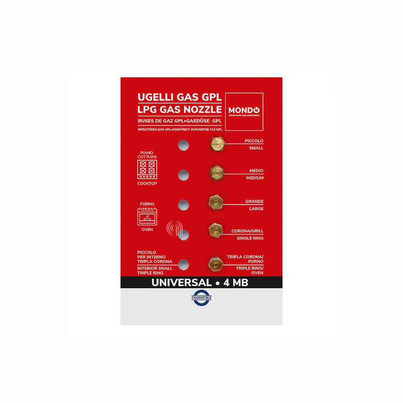 UNIVERSALE MONDO - Bicos de gás para placa de cozinha - AST-00537501