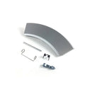 Conjunto manilha porta original máquina de lavar Electrolux 4055186482 prata