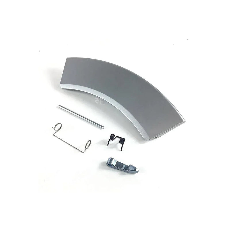 Conjunto manilha porta original máquina de lavar Electrolux 4055186482 prata