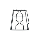 GRELHADOR PLANO DE 2 BOCAS 448X283MM PLACA RICAMBI CUCINA