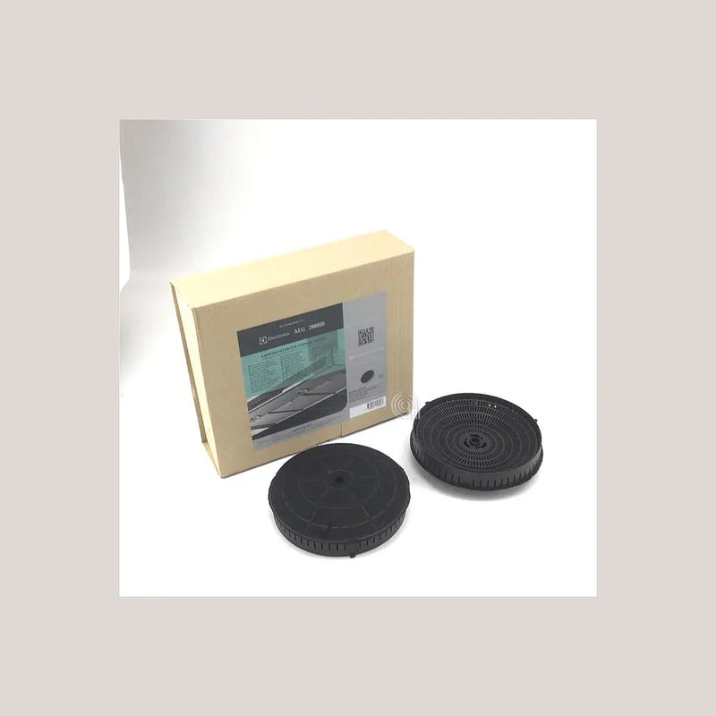 Conjunto de 2 filtros de carbono circular tipo 57 para exaustor Electrolux