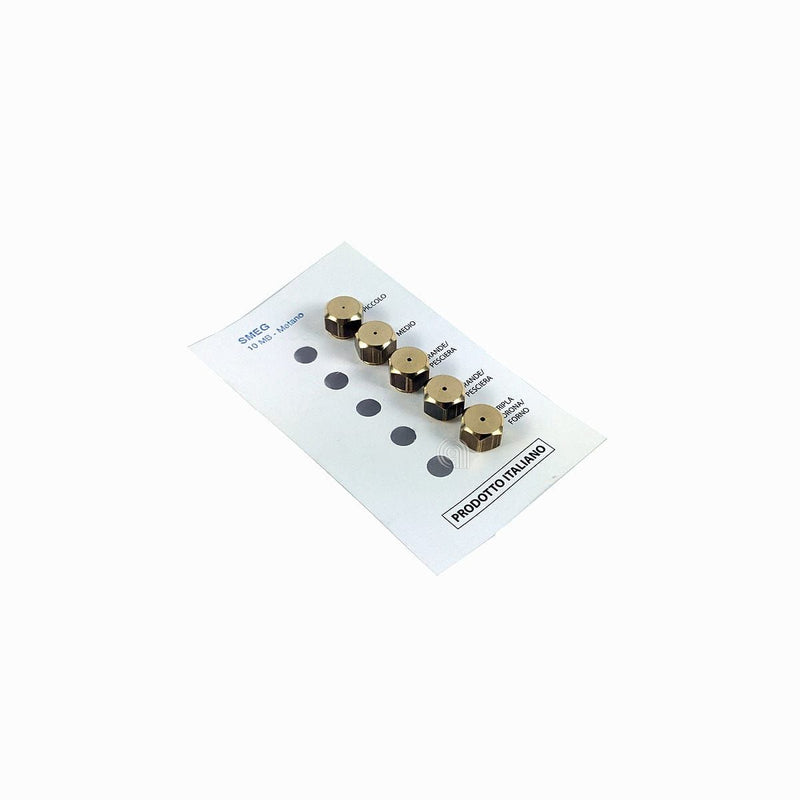 conjunto de injetores de gás natural Ricambi Cucina HM36 para fogão