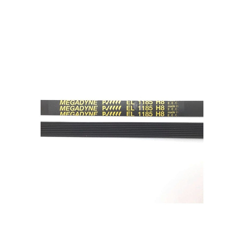 Correia H8 1185 EL Poly-V original para máquina de lavar Whirlpool Indesit