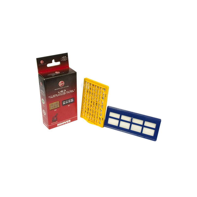 Filtro HEPA retangular U63 original Candy para aspirador