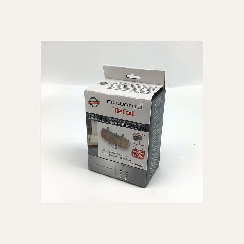 Conjunto de 2 cartuchos anticalcário Rowenta ZR005806 para aspiradores a vapor