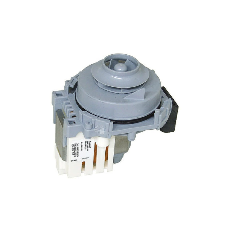 Motor da bomba 60W original para máquina de lavar loiça Whirlpool e Indesit