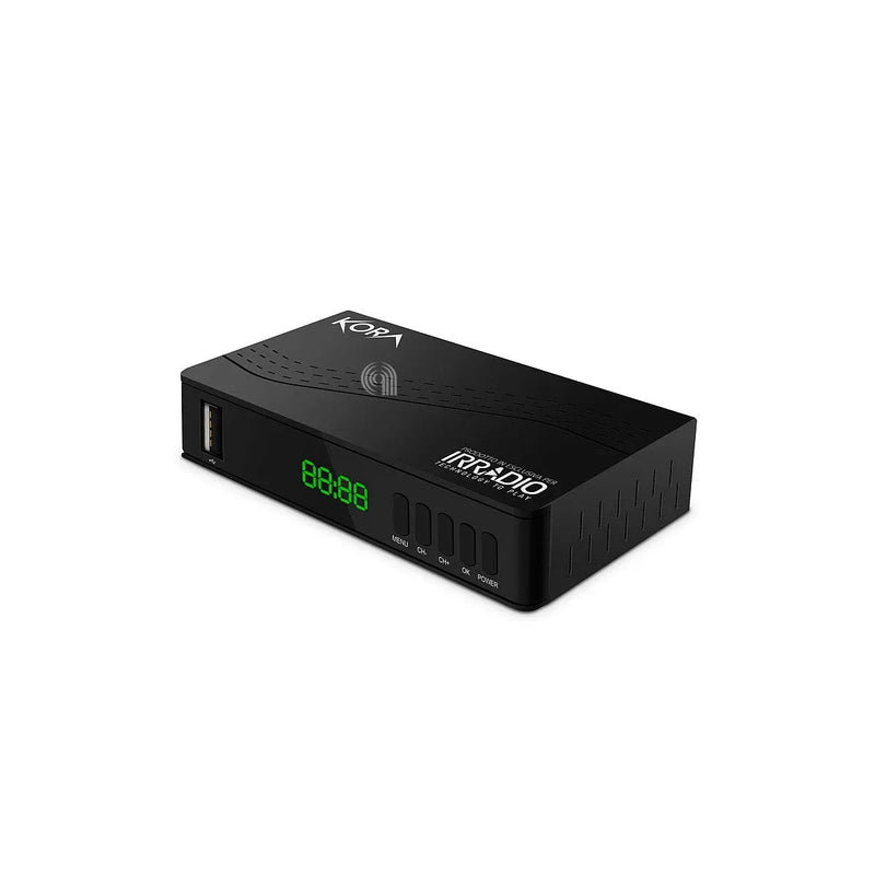 descodificador digital terrestre Irradio compatível com DVB-T e DVB-T2 HD