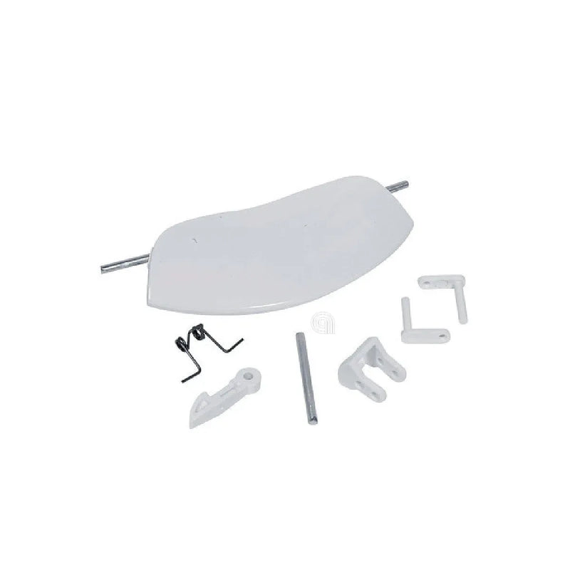Conjunto manilha porta original máquina de lavar Vestel branca 42038993