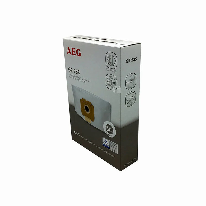 Conjunto de 4 sacos e 1 filtro original para aspirador Electrolux AEG
