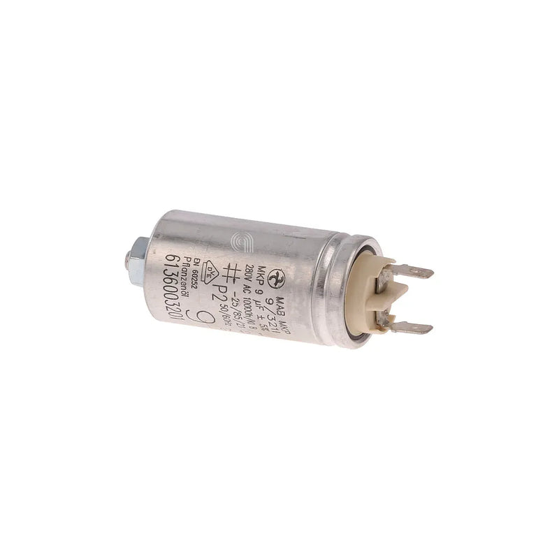 Condensador metálico 9uF lavavajillas Bosch original 00416450