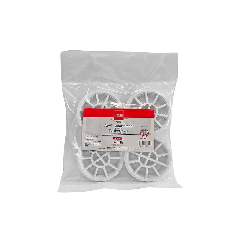 Kit 4 pés anti-vibração para máquina de lavar Mondo Whirlpool Electrolux