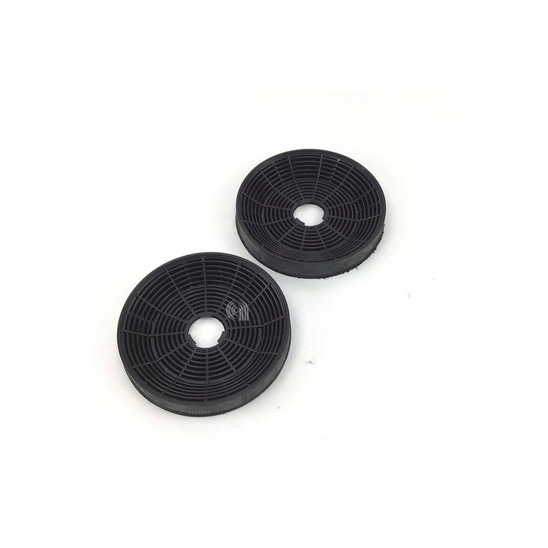Conjunto de 2 filtros de carvão circular original para exaustor Bosch 12009727