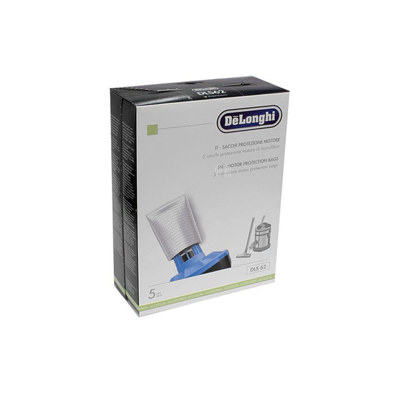 Conjunto de 5 sacos originais para aspirador De Longhi SP1700100