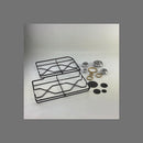 kit de grelhas para exaustor separador de queimador whirlpool c00036155