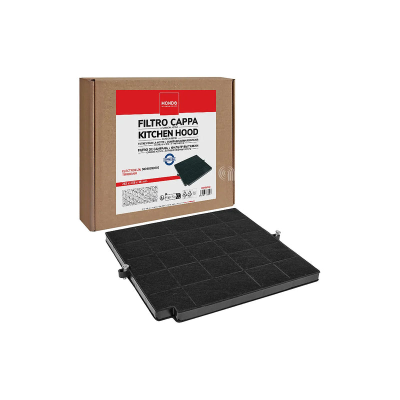 ELECTROLUX, WHIRLPOOL, AEG, ELICA, TURBOAIR, ARTHUR MARTIN - Filtro de carvão para exaustor de cozinha - F00424