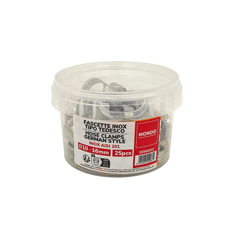 MONDO - Abraçadeiras de Aço Inoxidável - AST-55504103