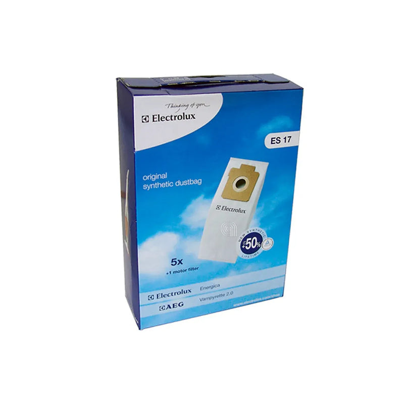 Conjunto de 5 sacos e 1 filtro original para aspirador Electrolux ES17
