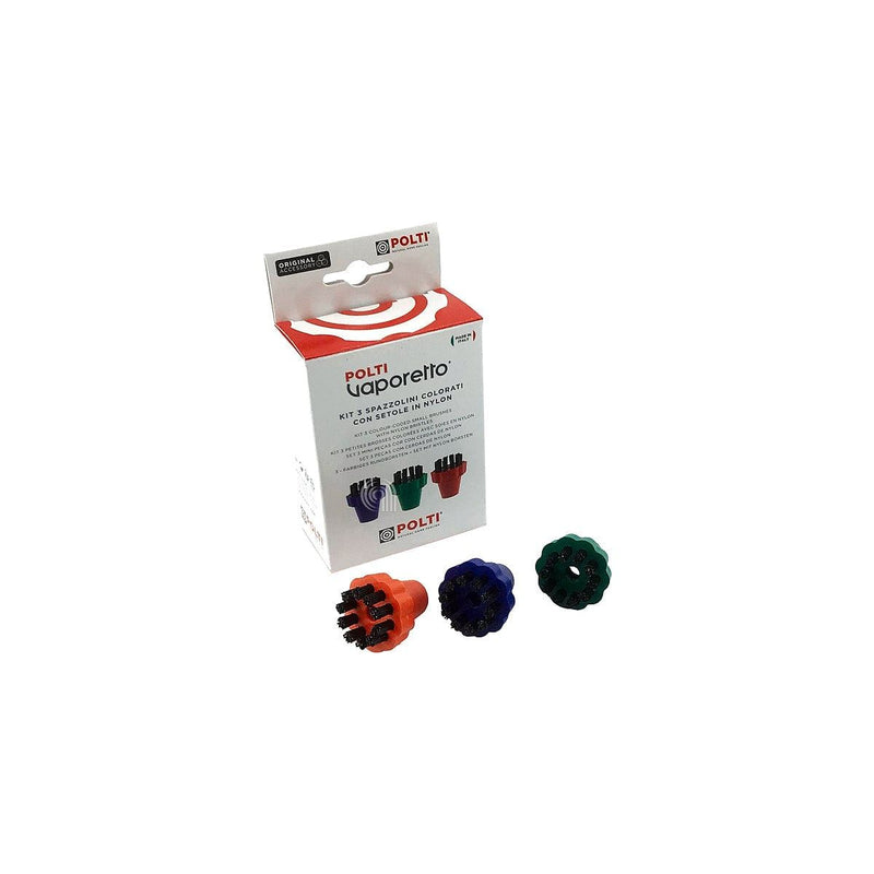 Conjunto de escovas redondas originais Polti para vaporetto PAEU0206