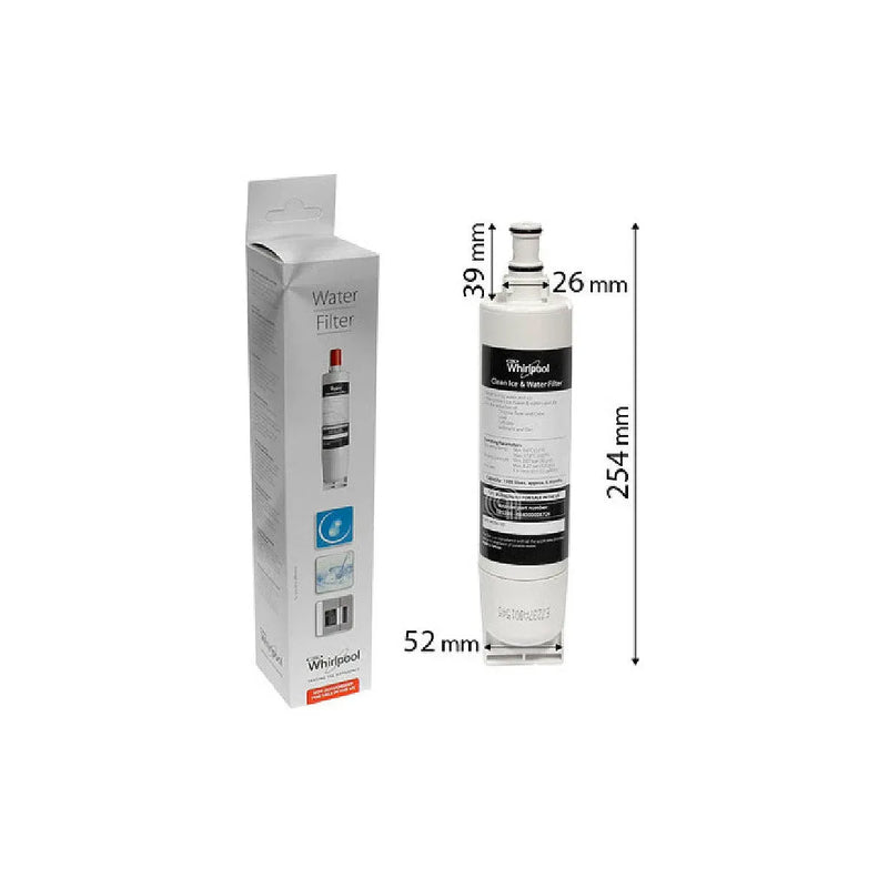 Filtro de água original Whirlpool para frigorífico SBS200 e mais
