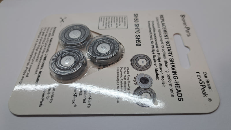 Lâminas de barbear Philips RQ10 e RQ12 SH70/70