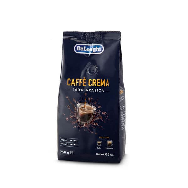 Café en grano Crema DeLonghi, 100% Arábica, 250 gr AS00000173 DLSC602