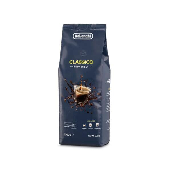 DeLonghi Café en grano Classic, 50% Arábica, 50 % Robusta, 1 Kg AS00000175