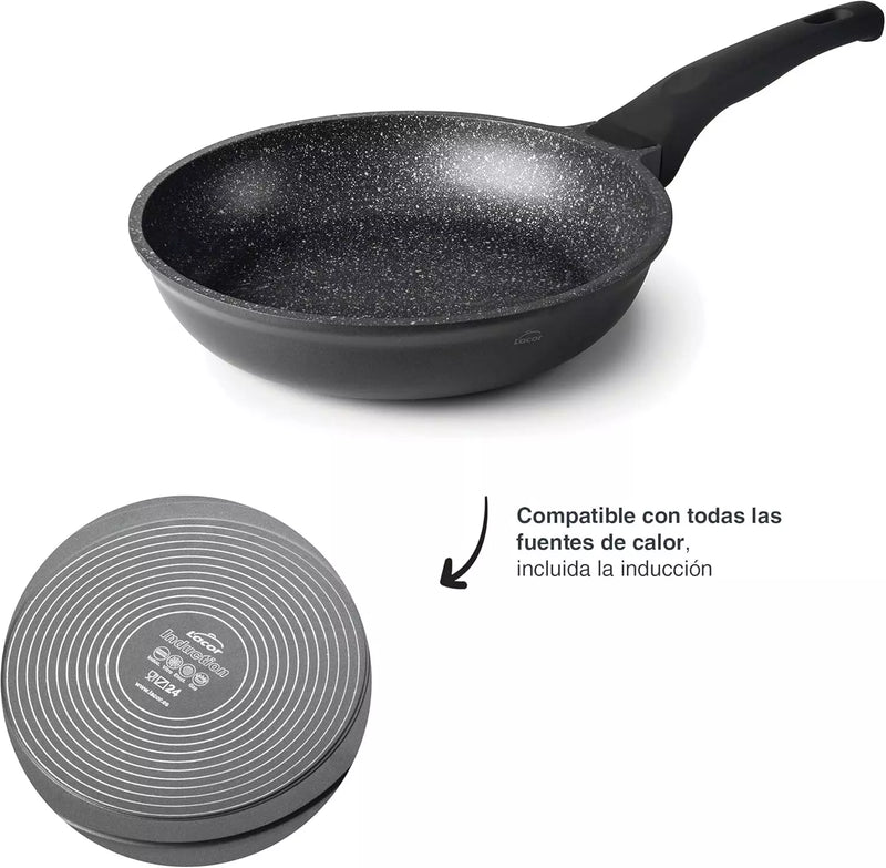 LACOR Frigideira Eco-Pedra Alumínio Fundido 28cm - Modelo 24128