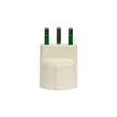 Conjunto de 10 adaptadores 2P+T 16A tomada Schuko 16A Mondo
