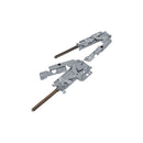 Kit de dobradiça para fecho da porta da máquina de lavar loiça Electrolux 4055050456