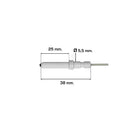 KIT DE VELAS DE IGNIÇÃO PARA PLACA DE COZINHA NARDI 4 PEÇAS