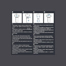 conjunto de 6 recargas de polifosfato RicLean Mondo para caldeiras