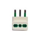 Conjunto de 10 adaptadores triplo ficha italiana 2P+T 16A Mondo
