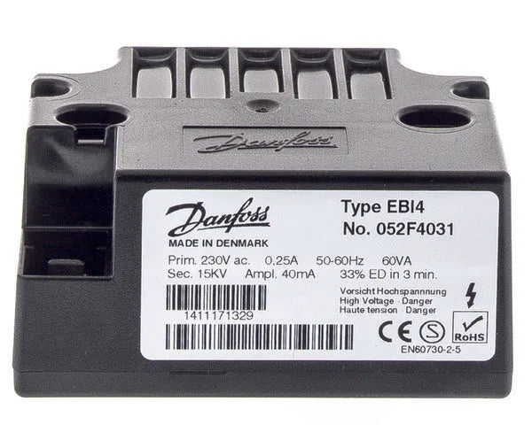 DANFOSS transformador para queimador EBI4 052f4031 | 052F4031