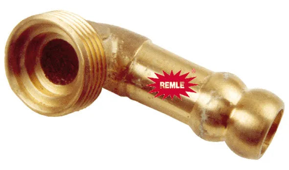 Tetina 90º para gás natural rosca 1/2"