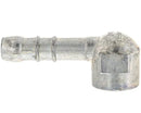 Tetina 90º para gás natural rosca 1/2''
