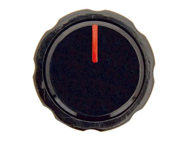 Mando de cozinha padrão preto com eixo de 8 mm | 200.71