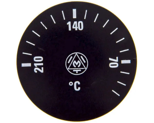 Comando termostato fritadeira 0-210ºC preto