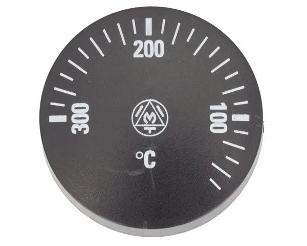 Comando termostato 0-300ºC preto