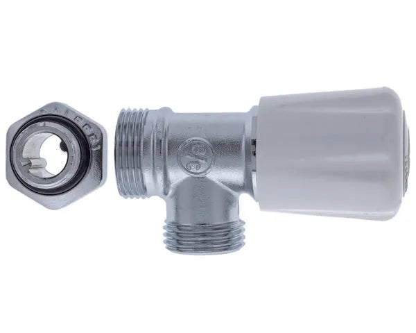 Válvula de radiador união racord/bicono 3/8