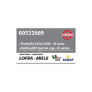 LOFRA, MIELE, PEÇAS SOBRESSALENTES DE COZINHA - Tampa do queimador auxiliar da placa de cocção - 03190117