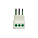 GBC - ADAPTADOR TRIPLO Y FICHA ITALIANA 10A - AST-55301166