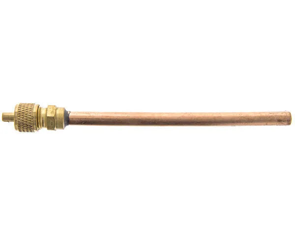 Válvula de obus com tubo 1/4" para soldar 6x100