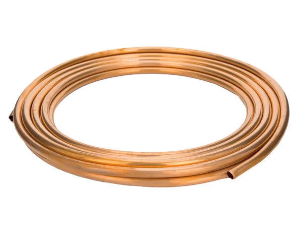 Tubo de cobre 3/4'' 1 mm, rolo de 15,24 metros
