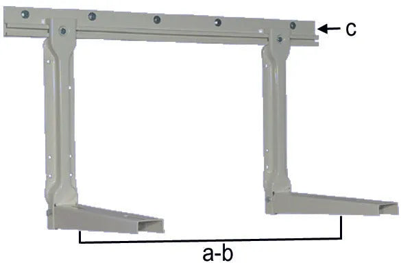Suporte para unidade exterior 45 x 45 cm.