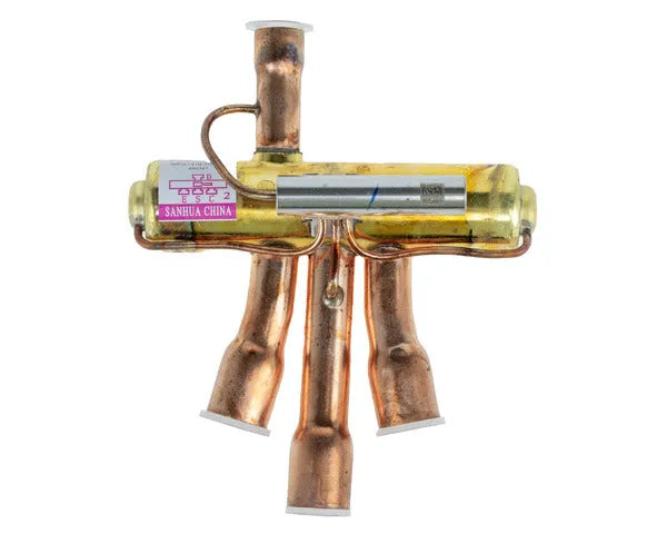 Válvula Sanhua de 4 vias 1/2" - 5/8"