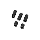 UNIVERSALE - Conjunto de 5 comandos pretos para forno - AST-00539102