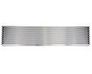 Grelha de ventilação 600x125mm inox mate